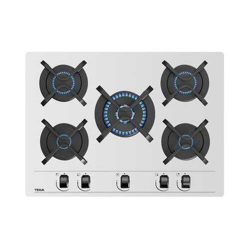 Teka GBC 75030 KBC WH Ankastre Ocak, Beyaz cam, 70cm,