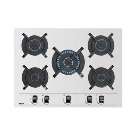 Teka GBC 75030 KBC WH Ankastre Ocak, Beyaz cam, 70cm,